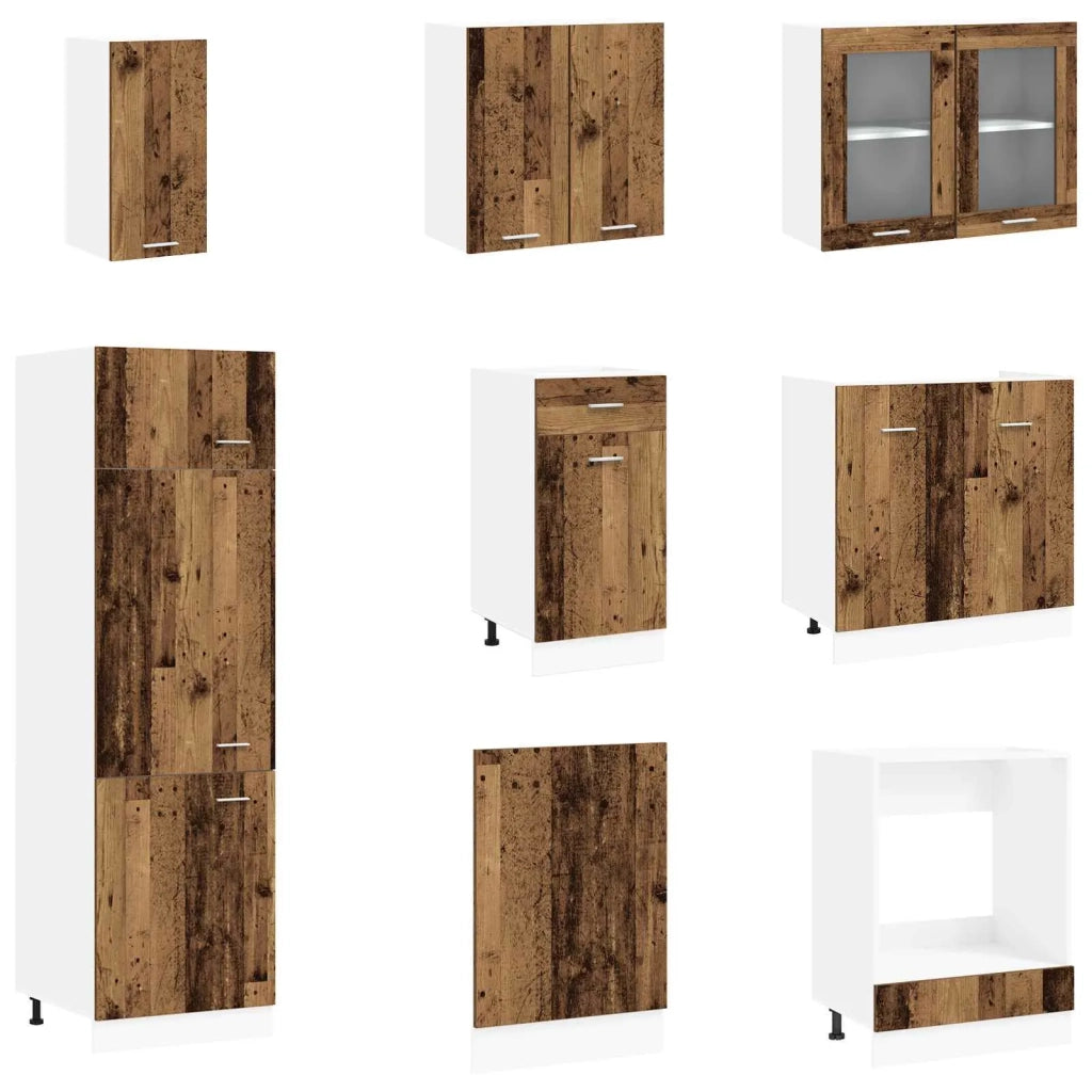 Unità Cucina Lyon 8 pcs Legno antico Legno ingegnerizzato 3445840