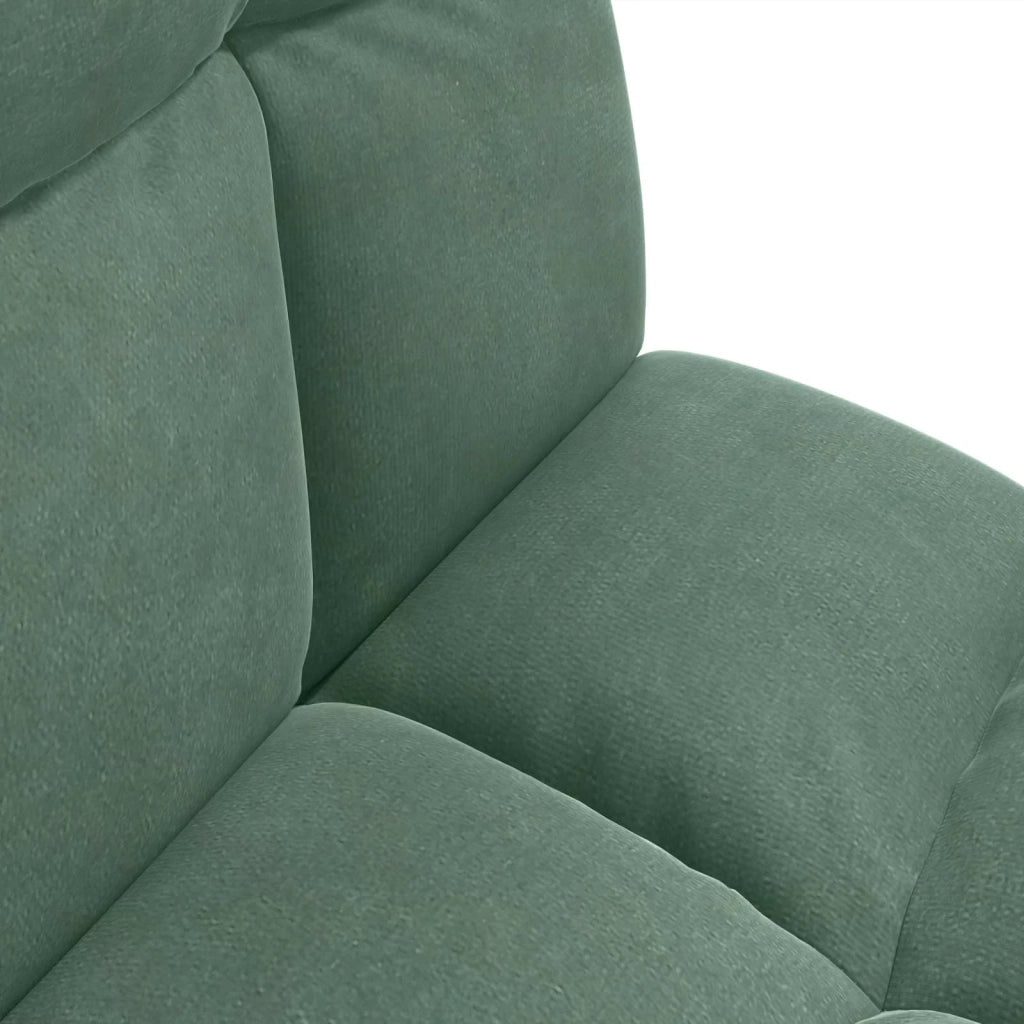 Sedia da Pavimento Verde Mare 50 x 61 x 57 cm Velluto 42028158