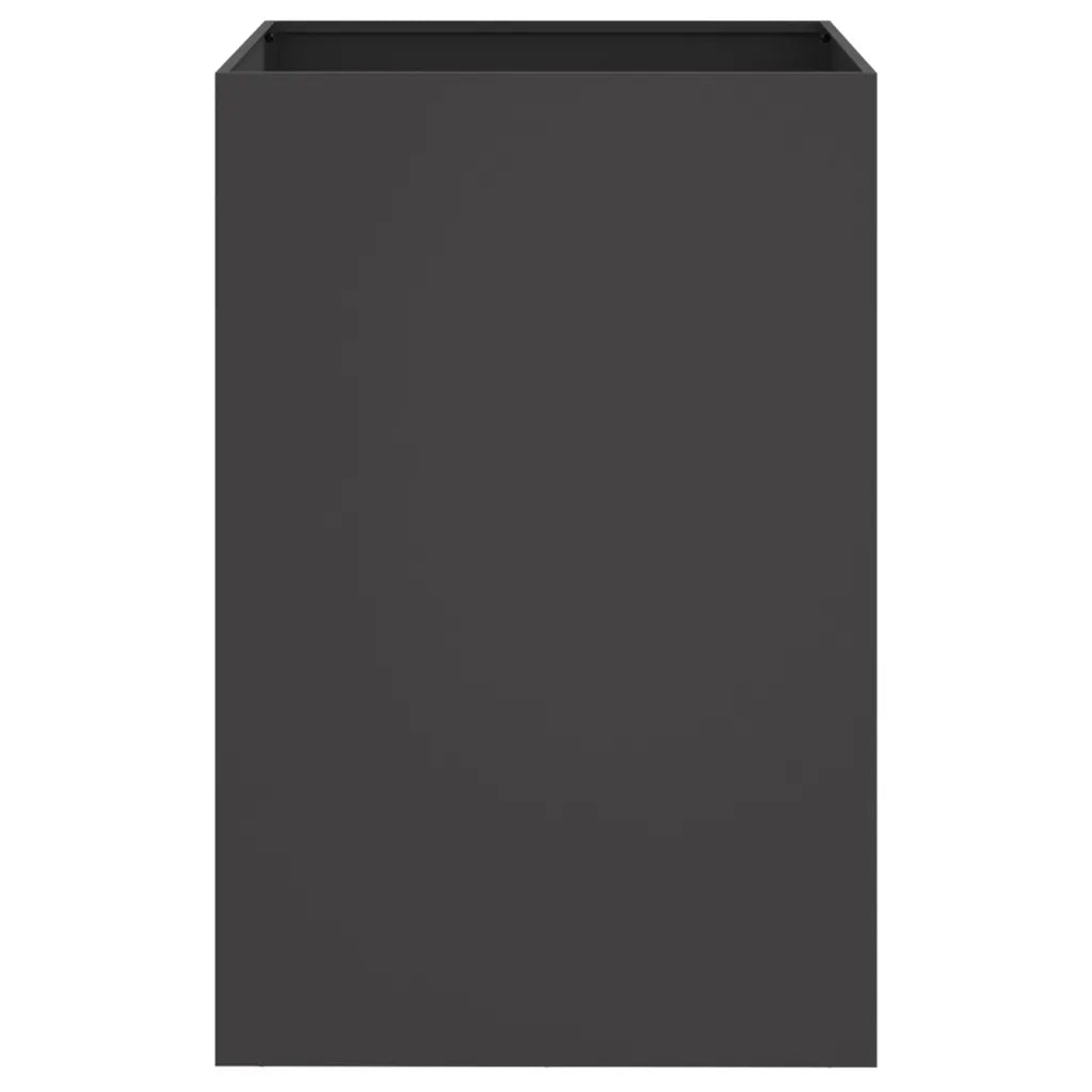 Fioriera Nera 52x48x75 cm in Acciaio