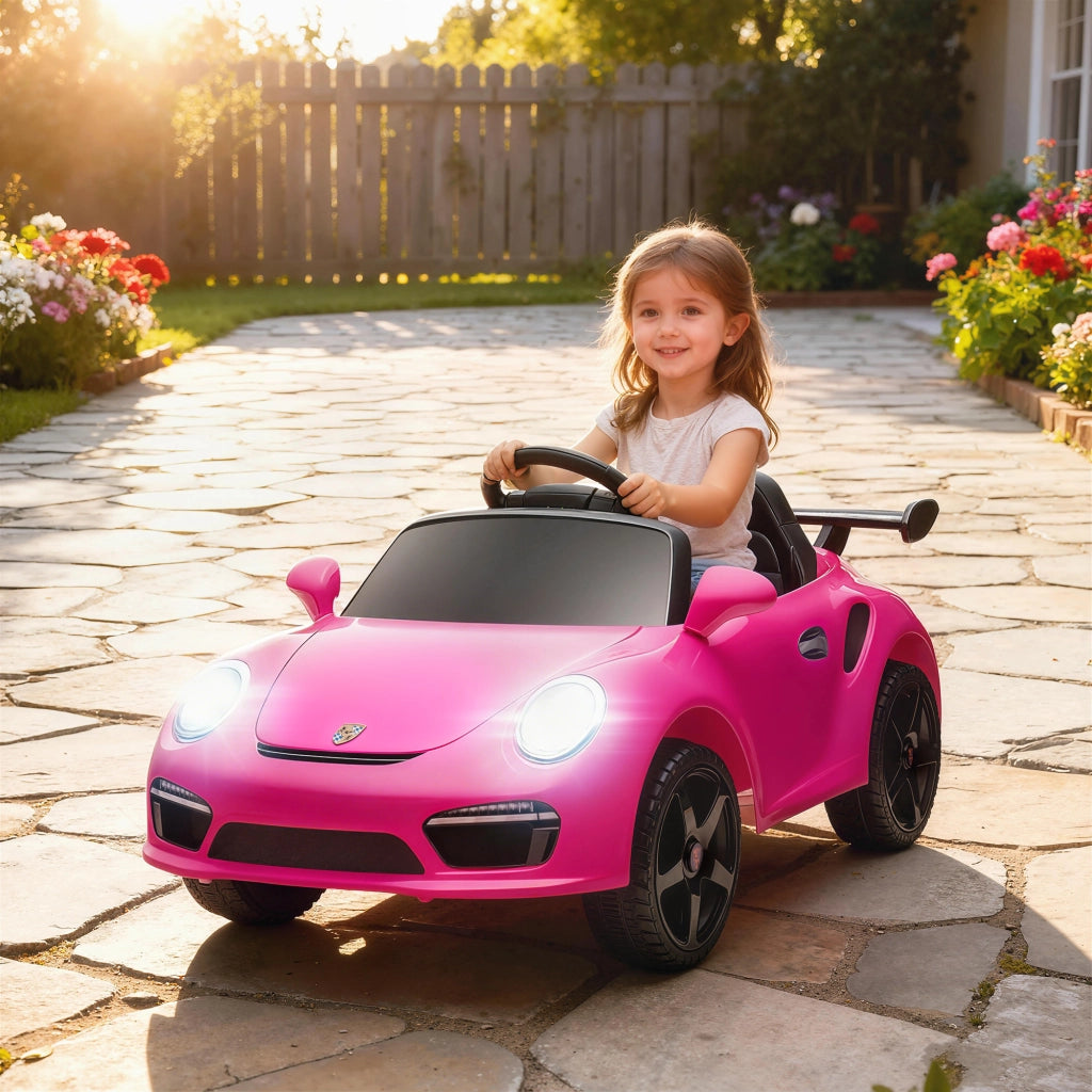 Auto Elettrica per Bambini RUF CTR 3 ¨C Xylo ¨C Rosa con Telecomando e Doppie Ruote