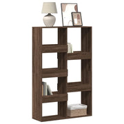 Libreria-Scaffale per Libri-Mobile di Stoccaggio Rovere Marrone 100x33x155,5 cm in Legno Multistrato