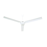 Ventilatore da soffitto industriale zephir zfs8120 70w bianco 3 pale *** diametro 142 centimetri, confezione 1