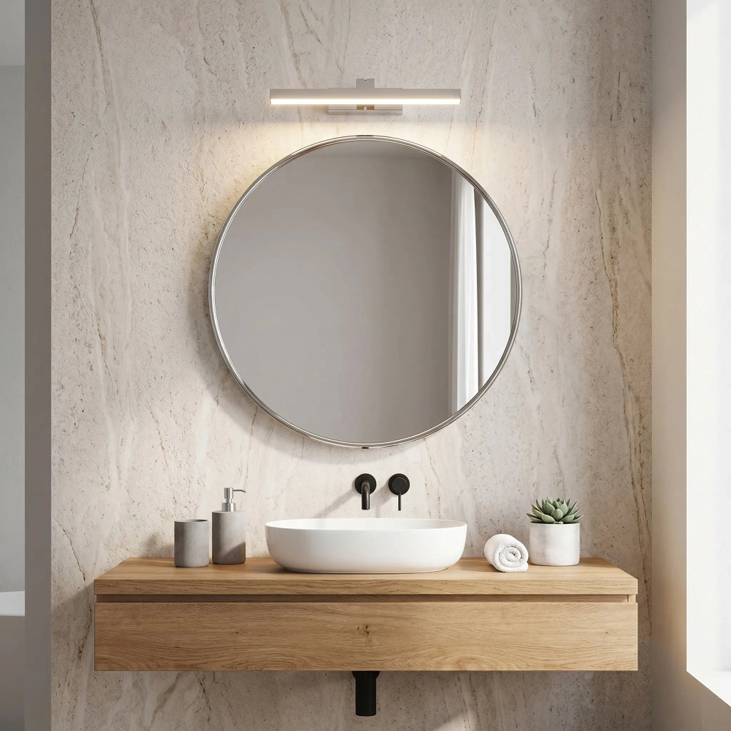 Applique Da Bagno Led Swe001-1w 43cm Chrome