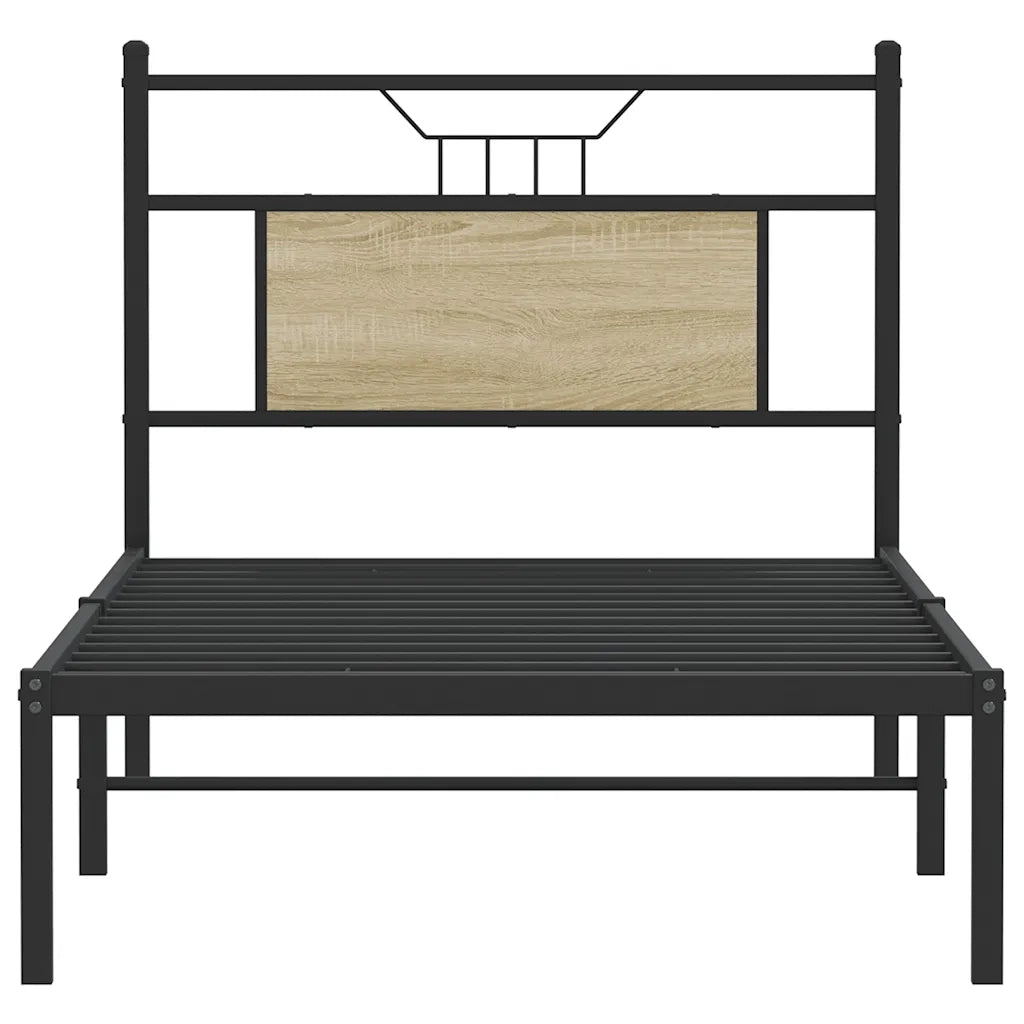 Giroletto senza Materasso Rovere Sonoma 75x190 cm in Truciolato