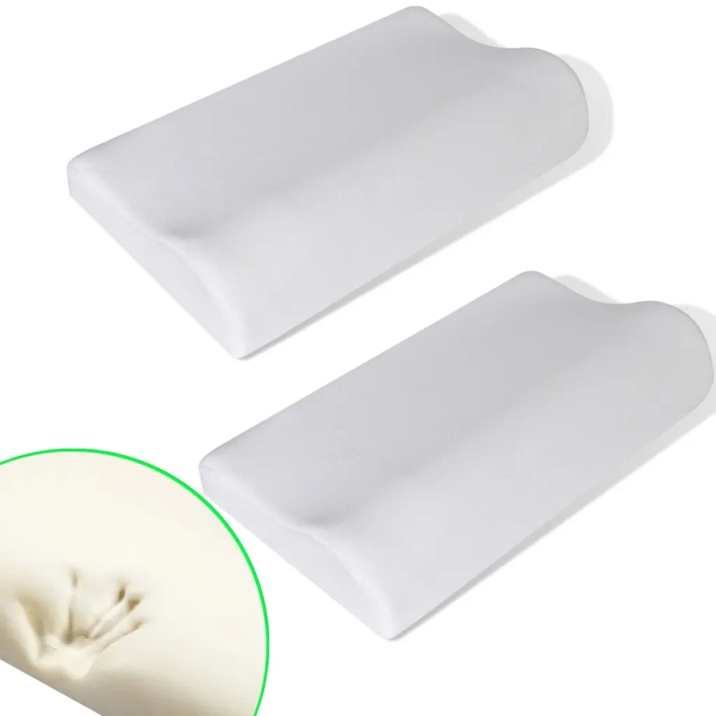 Set 2 pz Cuscino ortopedico per il collo di schiuma con memoria CFW6094150