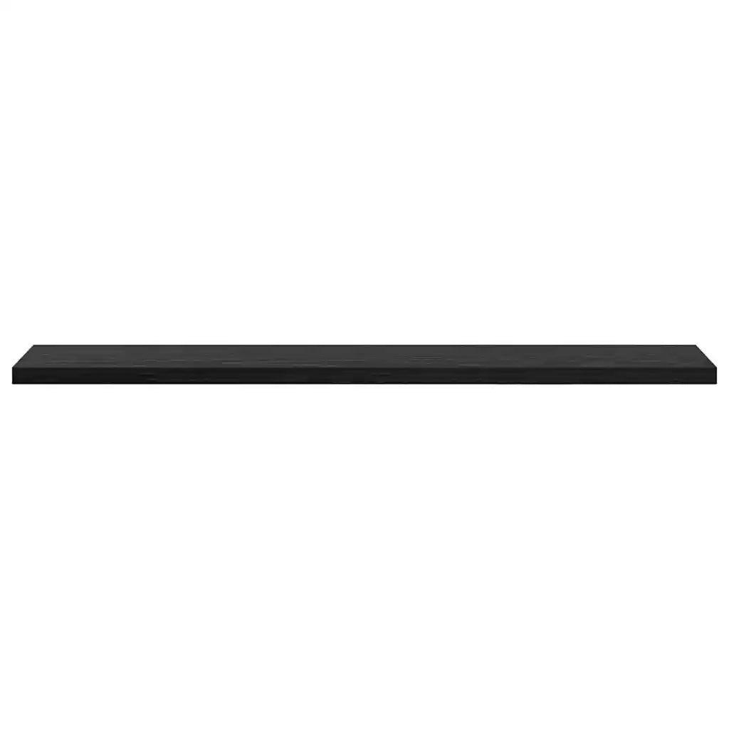 Scaffale 4 pcs Nero 60 x 10 x 1,5 cm Legno multistrato 875051
