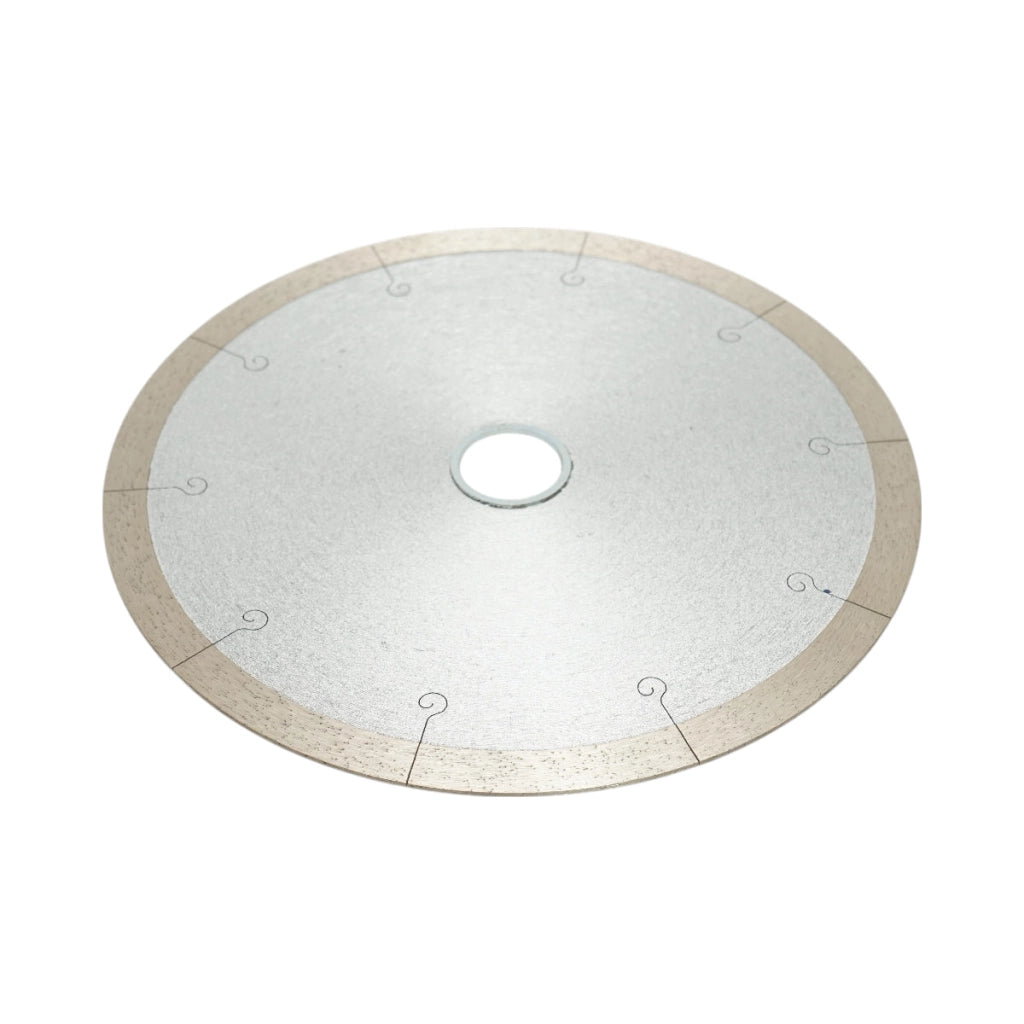 Disco diamantato frazionato continuo 200x30/25,4 mm, segmento 10 mm per piastrelle, maiolica, ceramica dura, marmo Breckner Germany
