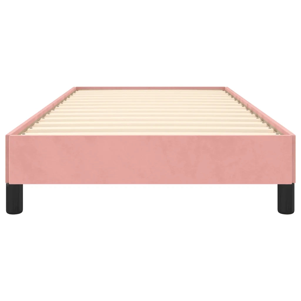 Giroletto-Struttura Letto Rosa 80x200 cm in Velluto 782194