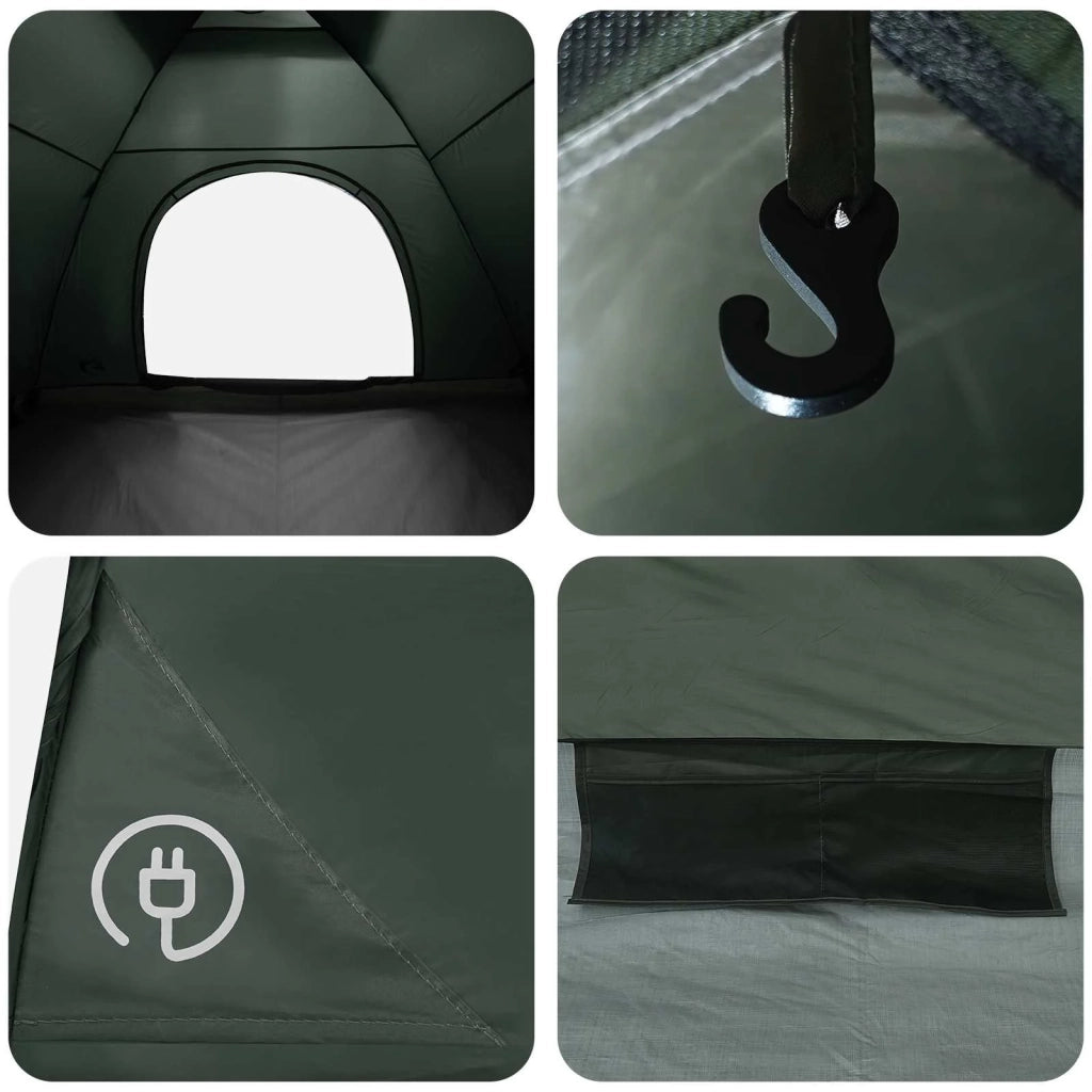 Tenda da campeggio con tetto Verde militare 275 x 215 x 125 cm 42028635