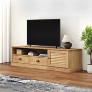 Mobile Porta TV-Credenza per TV VIGO 156x40x40 cm in Legno Massello di Pino