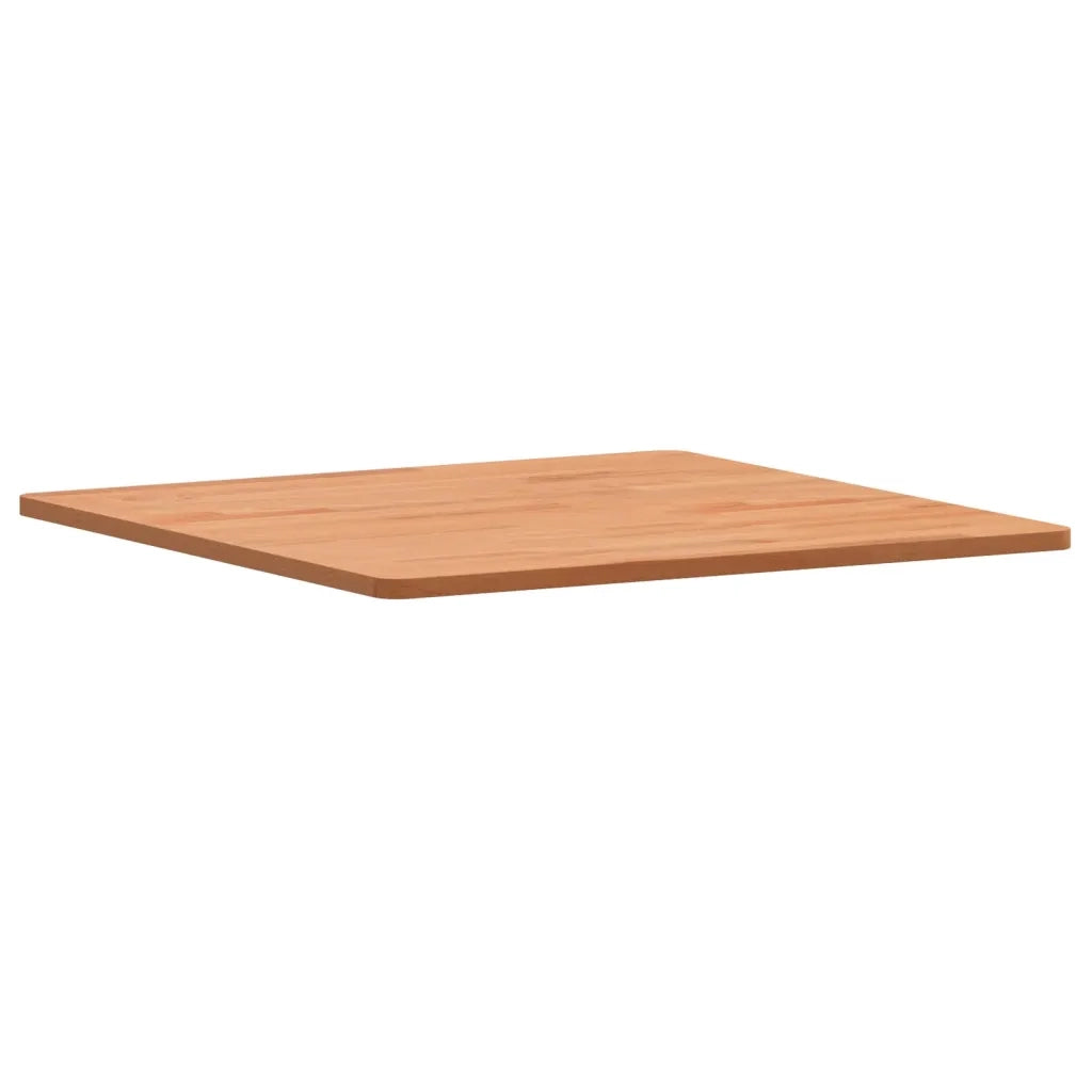 Piano per Tavolo 60x60x1,5 cm Quadrato Legno Massello di Faggio 355968