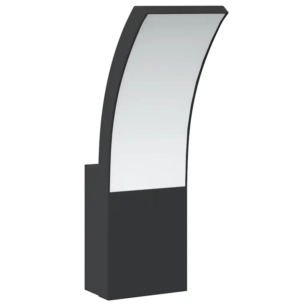Applique per Esterni con LED 2 pz Nere Alluminio Pressofuso 4006261