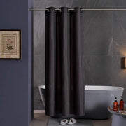 Tappeto Acquistabile per Doccia in Poliestere Impermeabile con Tessuto Lavabile per Bagno o Doccia Angolare, Grigio Scuro 200x240cm.