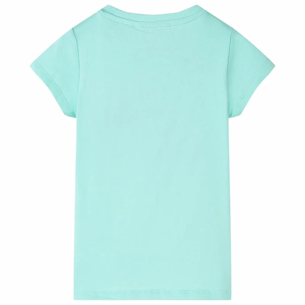 Maglietta da Bambina Menta Chiaro 116cod mxl 84785