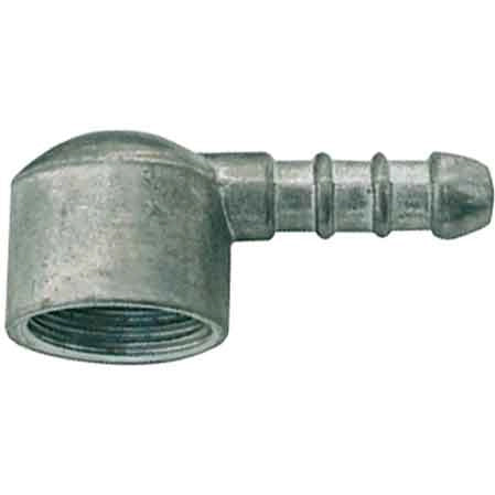 RACCORDO PORTAGOMMA FEMMINA A 90  ° 1/2 -  EE ? 9 mm (GPL)