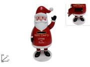 Cassetta Postale in Latta Natalizio Babbo Natale 36 x 17 cm