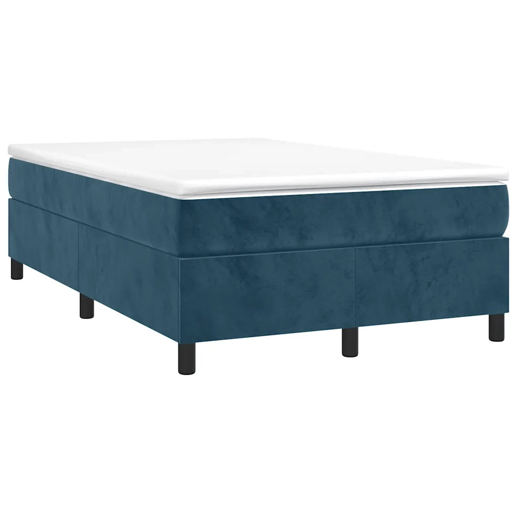Giroletto a Molle Blu Scuro 120x200 cm in Velluto cod mxl 77390