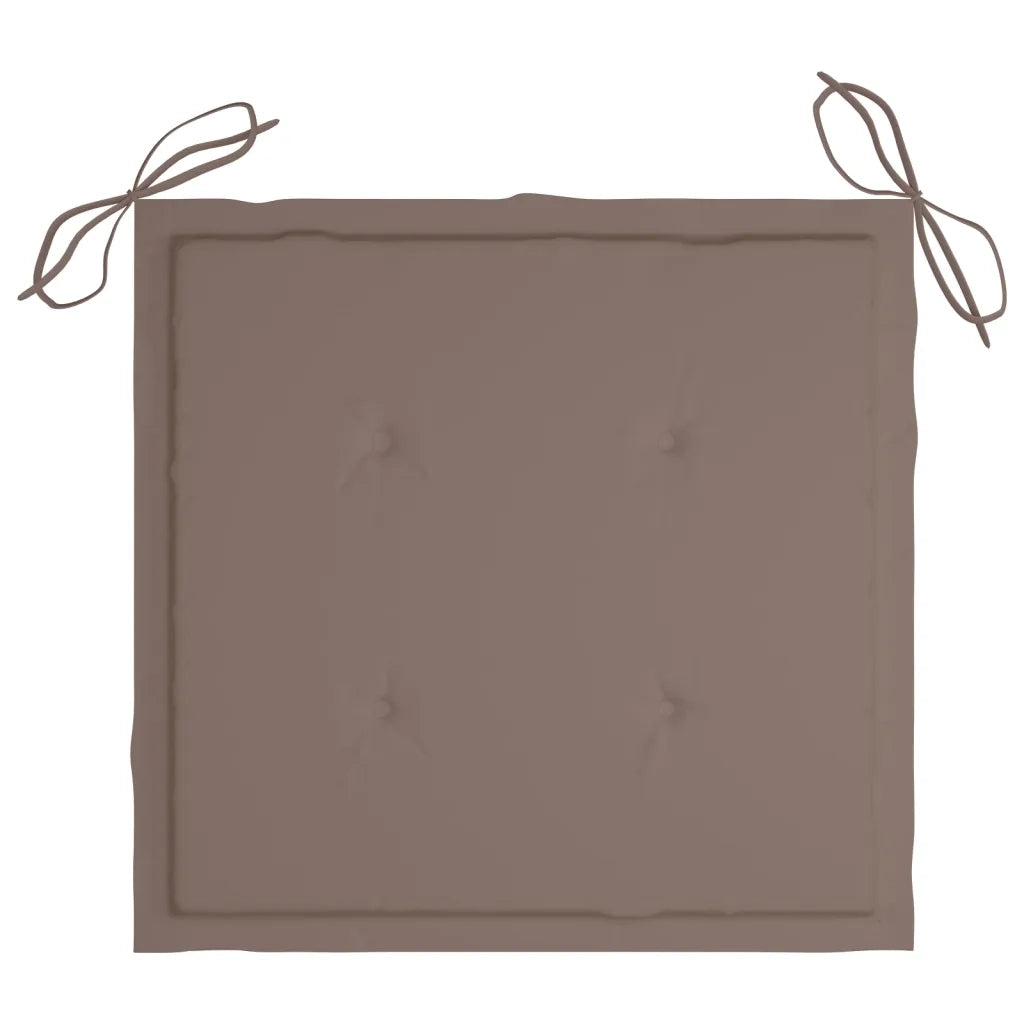 Sedie da Giardino con Cuscini 6 pz in Legno Massello di Acacia 3078505