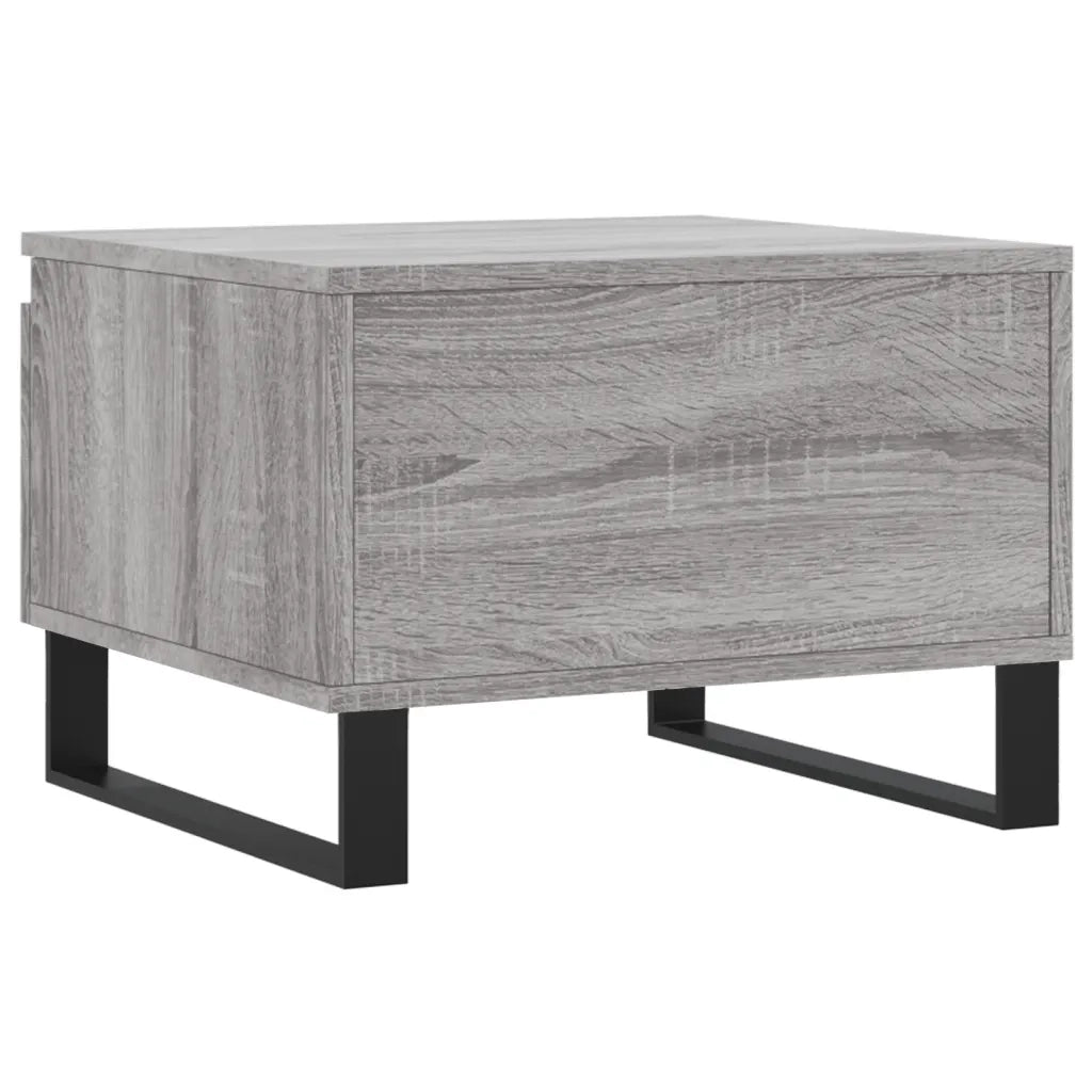 2 pz Tavolini salotto | Tavolino da caff¨¨ | Tavolino da Soggiorno Grigio Sonoma 50x46x35cm Legno Multistrato