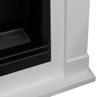 Camino a Bioetanolo da Pavimento ad Angolo 110x63x102 cm Ford Bianco