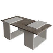 Tavolino in legno "Matris" - 90 x 46 x 37 cm - Grigio