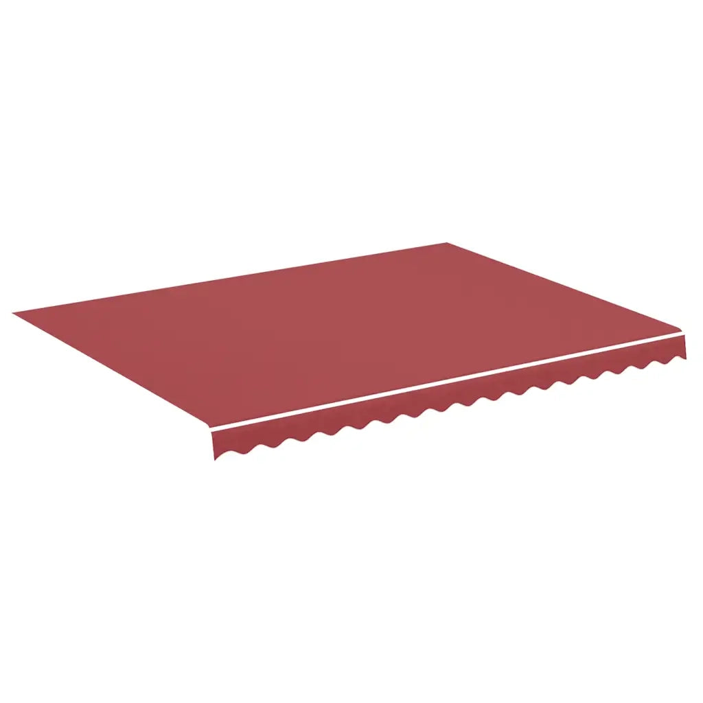 Tessuto di Ricambio per Tenda da Sole-Ricambio telo per tenda da sole Rosso Borgogna 4x3 m