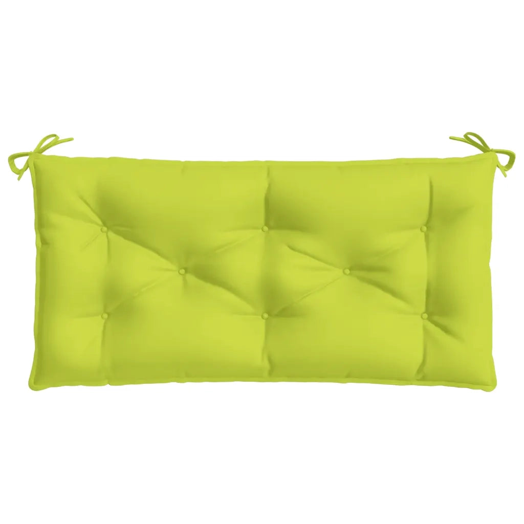 Cuscino per Panca Verde Intenso 110x50x7 cm in Tessuto Oxford 361822