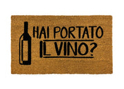 Zerbini Entrata Ingresso Casa Da Esterno Antiscivolo In Cocco Varie Fantasie - 70x40 - Vino