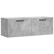 Armadietto a Muro | Mobile a Parete Grigio Cemento 100x36,5x35 cm Legno Multistrato