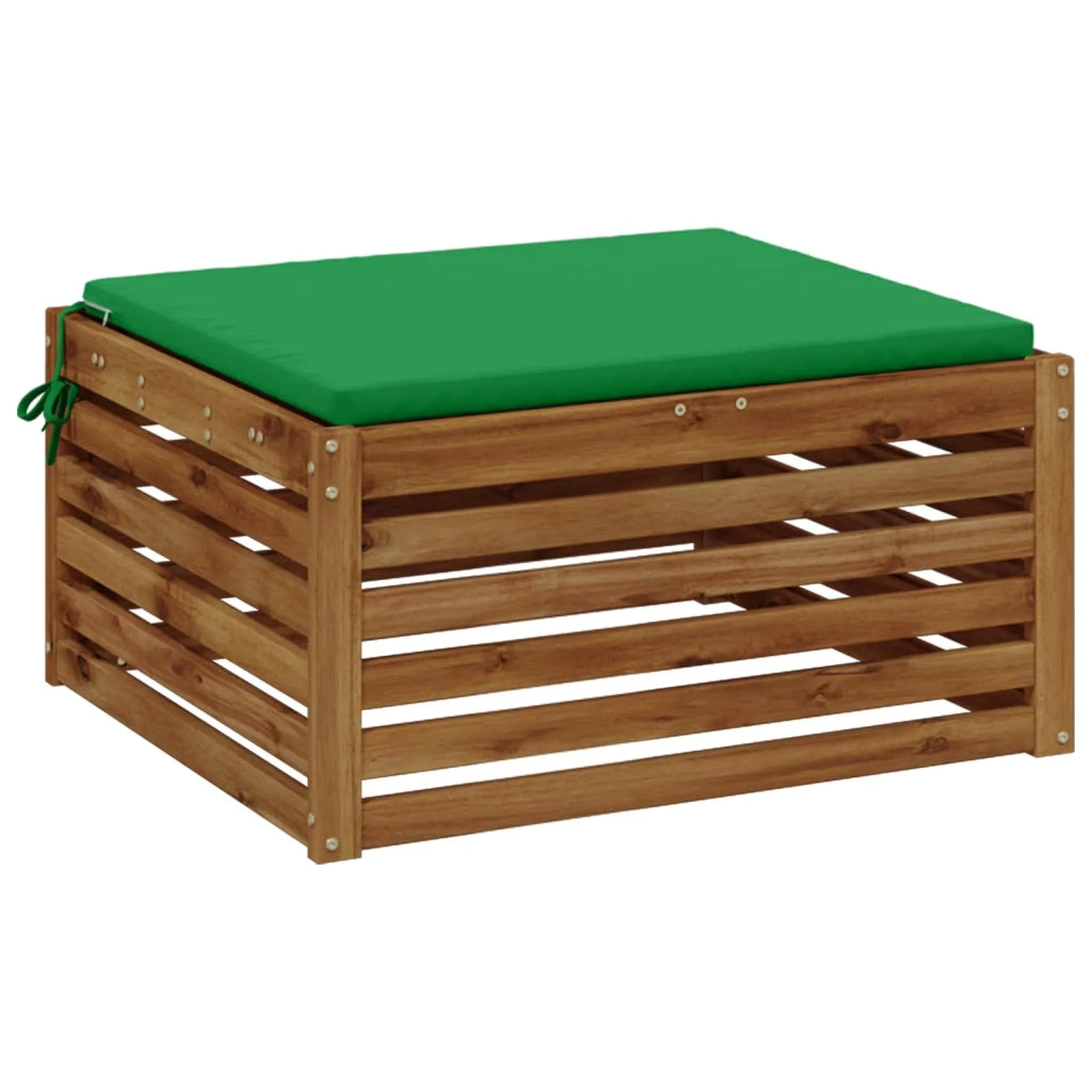 Cuscino per Sedia in Unico Pezzo SOEST 100% Poliestere Verde 944799