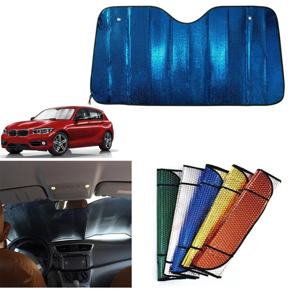 Trade Shop - Set 2 Tendina Parasole Per Parabrezza Auto Camper Protezione Cruscotto 140 X 70cm -