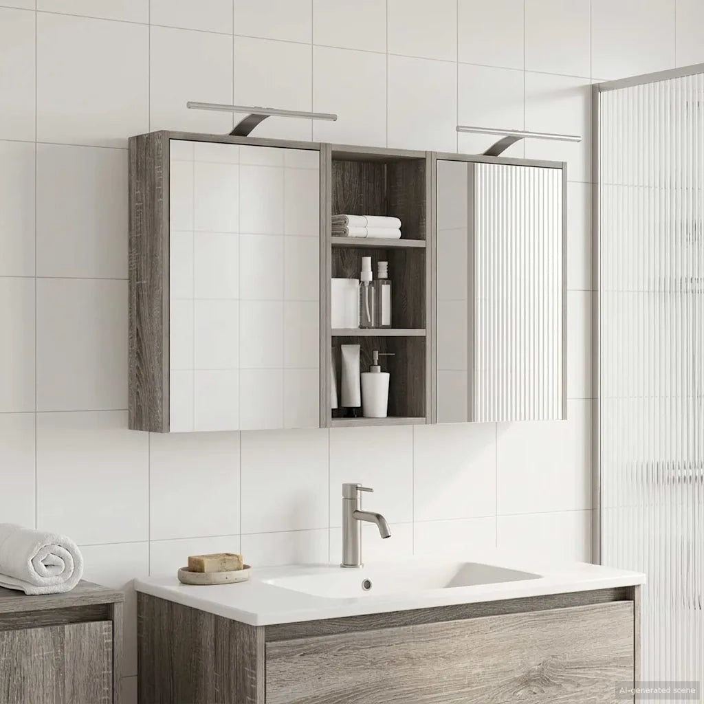 Set di Armadi da Bagno 3 pcs 116 x 16 x 62,5 cm 3403821