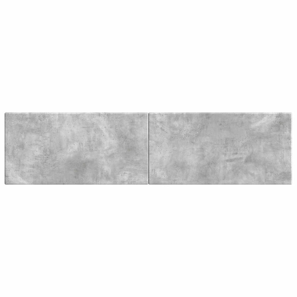 Testiera da Muro BREDA Grigio Cemento Legno ingegnerizzato 897588