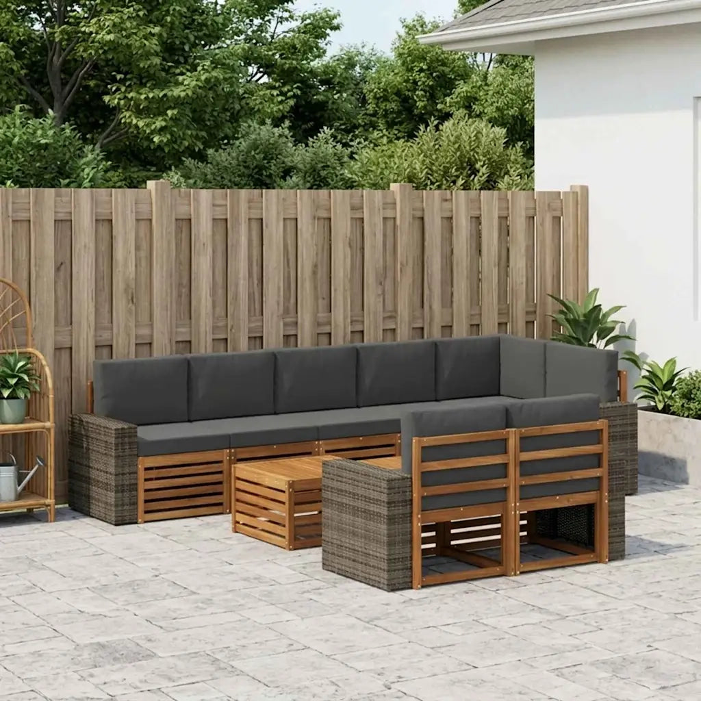 Set divani Legno di Acacia Massello 3384548
