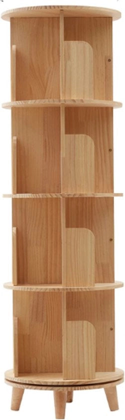 Cassettone per bambini - 127 x 44 x 44 Cm - Libreria - 4 livelli - Camera da letto per bambini - Legno