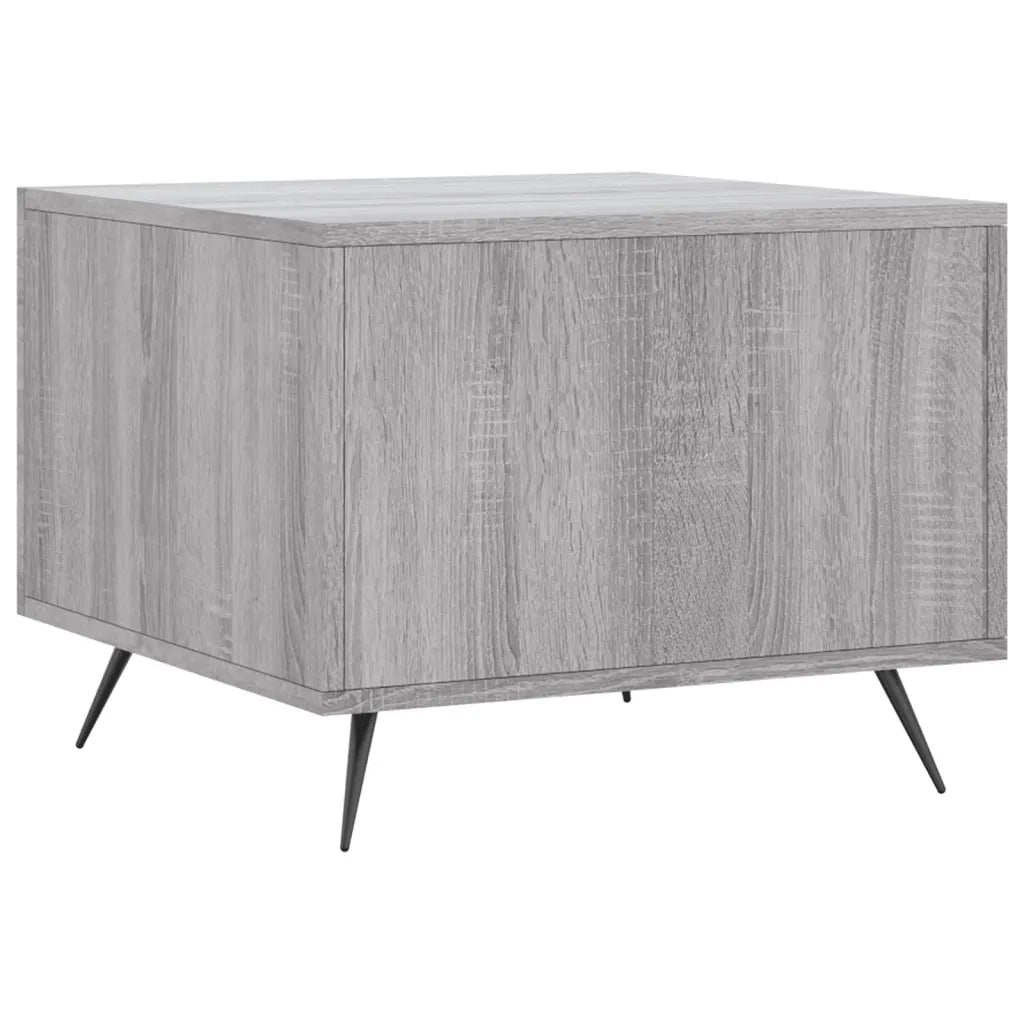 Tavolini Salotto 2pz Grigio Sonoma 50x50x40cm Legno Multistrato