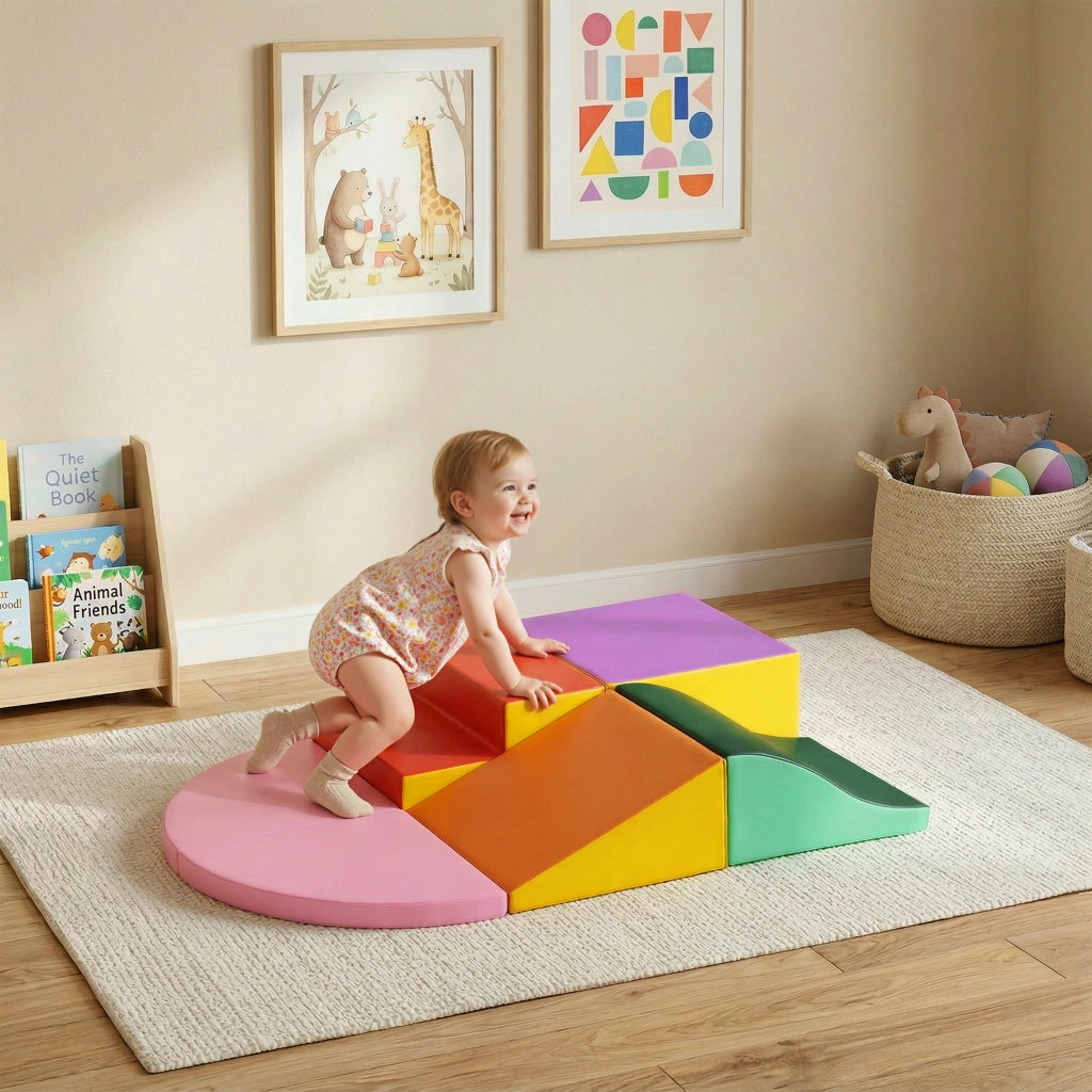 Blocchi da costruzione morbidi XXL per bambini ¨C zephmum ¨C 6 pezzi