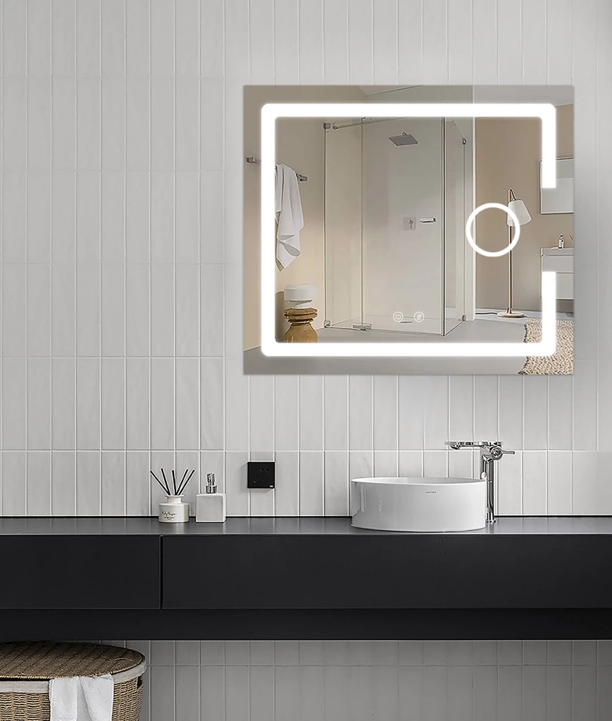 Specchio LED Bali 80x70 cm vetro