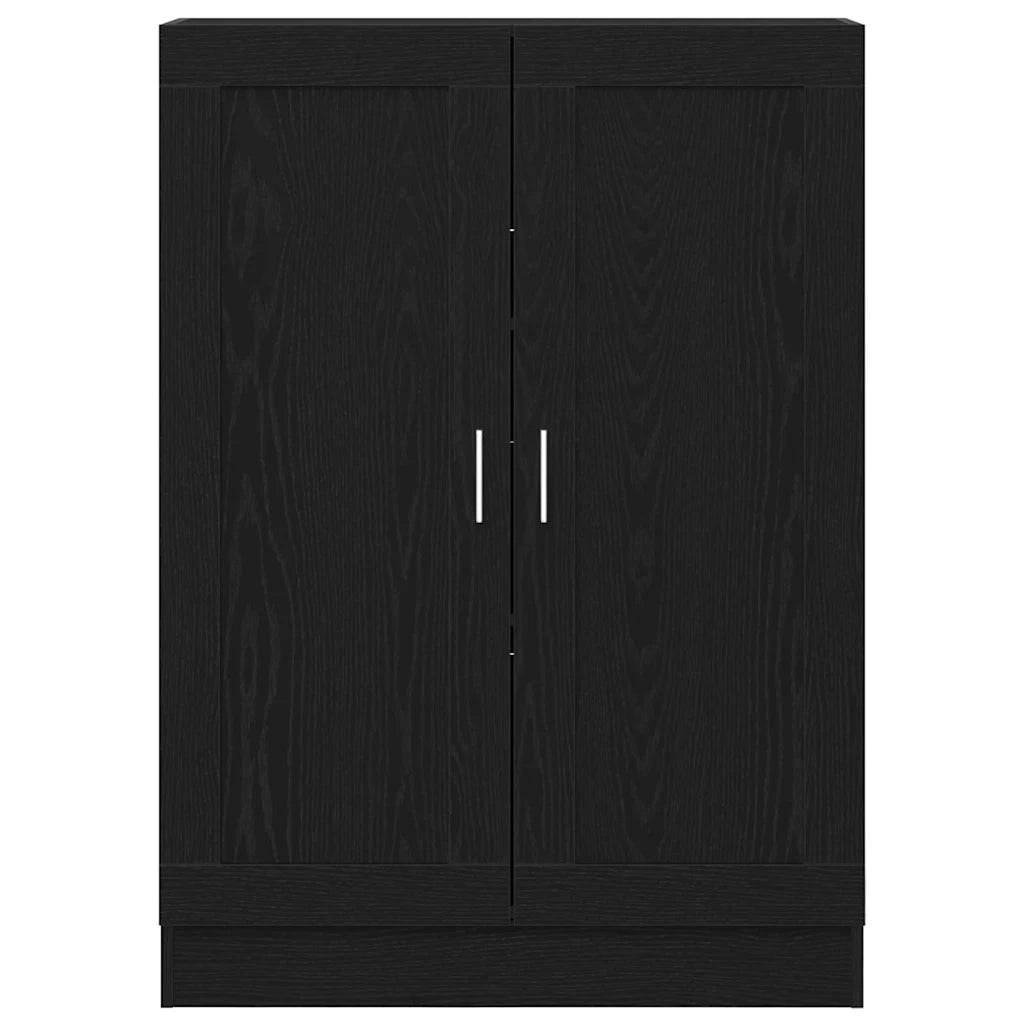 Armadio per Libri 3 livelli 82,5 x 30,5 x 115 cm Rovere Nero 862516