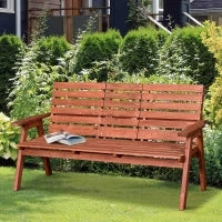 Panchina Esterni Legno Abete 2/3 Posti, Convertibile 160x68x92cm