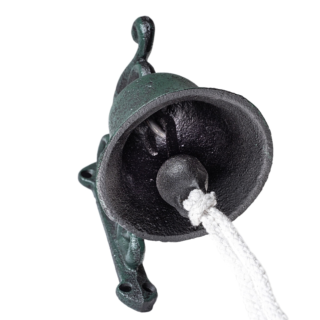 Campanello in ghisa KADAX per porte da giardino, campanello decorativo in stile retrò.