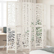 Divisorio Ambienti | Divider per stanze | Paravento 6Pannelli Bianco Legno Massello di Paulownia