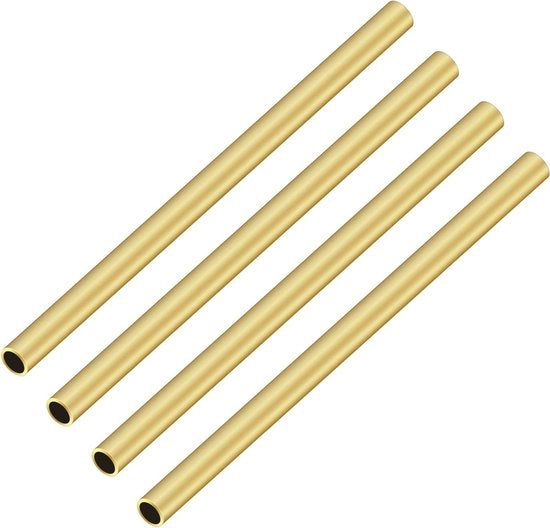 Tubi in rame senza saldatura 5 mm OD x 0,5 mm spessore 200 mm lunghezza - Tubi in rame senza saldatura per hobby (4 pezzi) con spedizione gratuita.