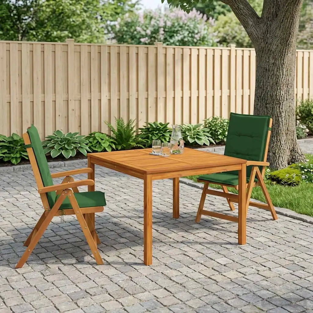 Set da pranzo da giardino 3 pezzi 3 pz Naturale 3434613
