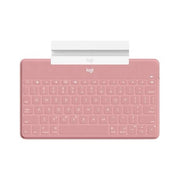 Logitech keys-to-go tastiera bluetooth, sottile e leggera, per iphone, ipad, apple tv e tutti i dispositivi ios. rosa - 920-010041