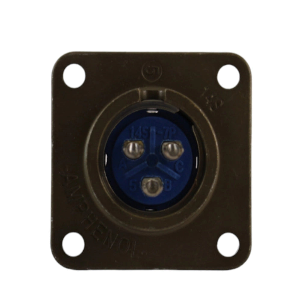 Connettore maschile flangiato 3P Amphenol