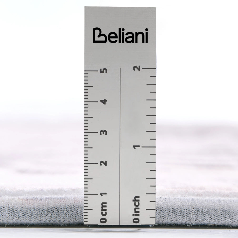 Tappeto passatoia dal motivo astratto Fondo antiscivolo Beige chiaro 160 x 230 cm Catak