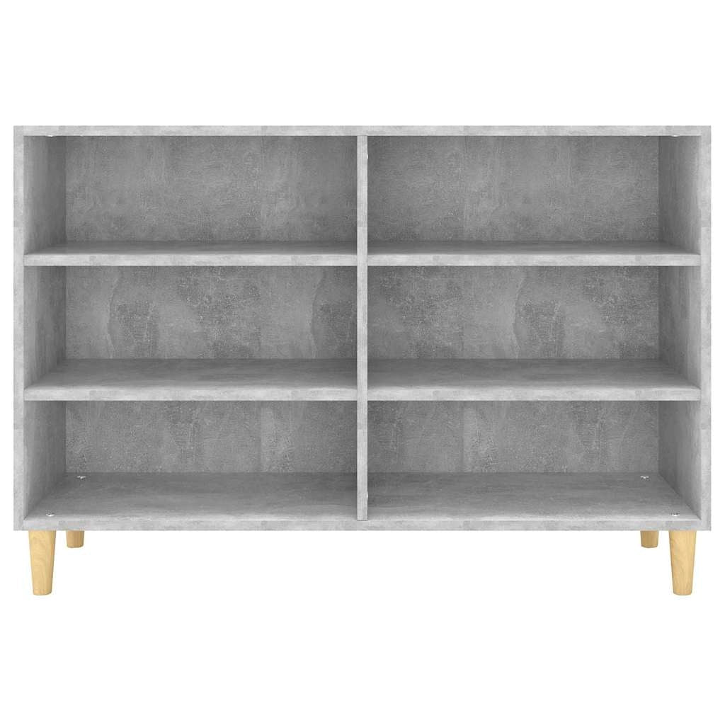 Buffet credenza cassettiera armadio mobile contenitore organizer per cucina soggiorno salotto 103,5 x 35 x 70 cm legno ingegnerizzato grigio 02_0031838