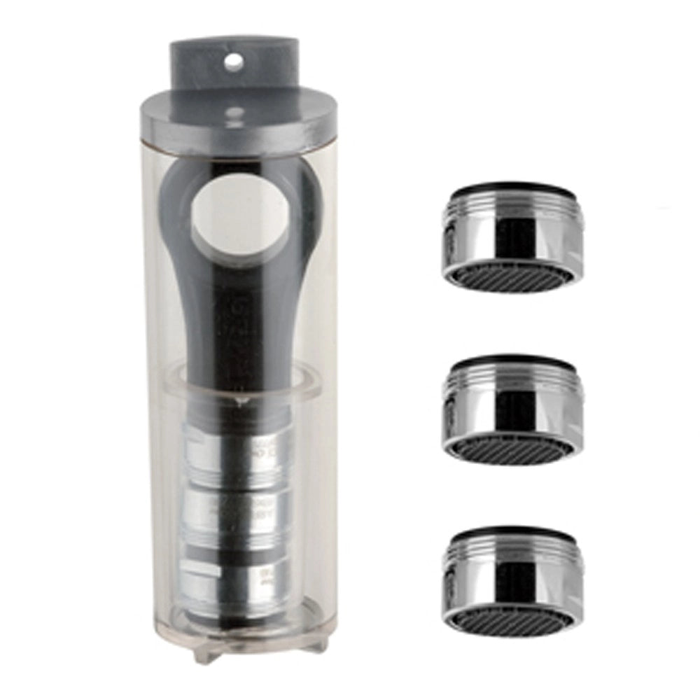 Set completo: 3 aeratori m24 anricalcare ad alta tecnologia, 1 chiave di pulizia settimanale