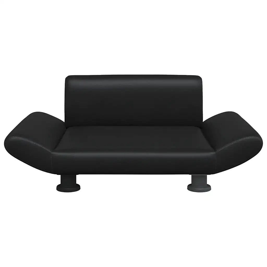Lettino per Cani Nero 70x45x28 cm in Similpellecod mxl 95247